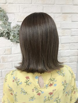 ミックリンクバイリッシュ(mic link by Riche) アッシュグレー×ハイライト