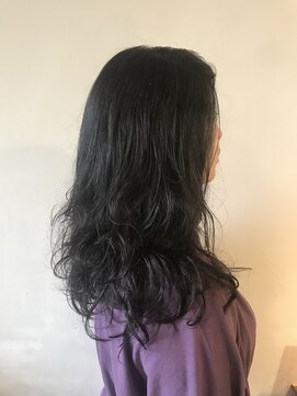 スープレックス ヘアーデザイン(SOUPREX HAIR DESIGN) 黒髪ロング！大人可愛いデジタルパーマ！20代 30代 40代 50代