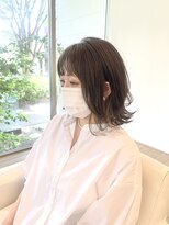 ファースト 長町店(first)&nbsp;シースルーバンクボブ＋インナーカラー◎20代30代40代50代