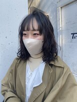 ロイジー(roijir)&nbsp;【表参道　roijir】セミロングパーマ×ニュアンスパーマ