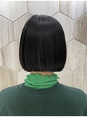 【ボブ】切りっぱなしボブ★パツっとボブ★