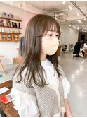 透け感オリーブベージュ