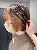 3194グクマッシュボブビビッドカラーバイカラーユニセックスボブ