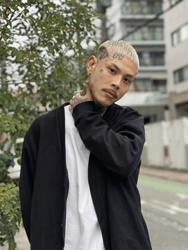 メリケンバーバーショップ フクオカ(MERICAN BARBERSHOP FUK) ツーブロッククロップスタイル