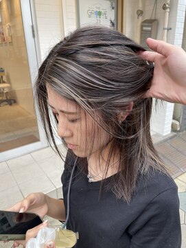 コレット 宇都宮(collet Gigi) マチルダボブ/ピンクベージュ/インナーグレージュ/ハイライト