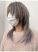 O-TETE シルバーカラーブルーエンドカラー