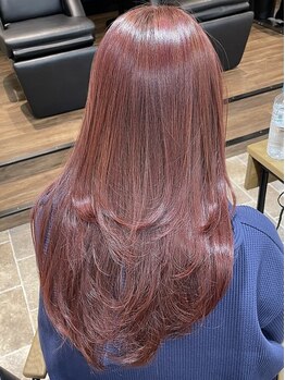 アシュレイ(ASHLEY)の写真/【福島駅◆徒歩3分】 [アディクシー,髪質再生カラー]など豊富◎デザインカラーは[ASHLEY]で。