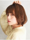 ひし形シルエットの小顔ボブ