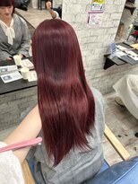 サロンジオ 本厚木(salon the O's)&nbsp;イメチェン/レッドブラウン/フルバング/似合わせカット/本厚木駅