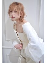 ニューヨークニューヨーク イオンスタイル東淀川店(NYNY)&nbsp;パーマ風ショート×オレンジヘア