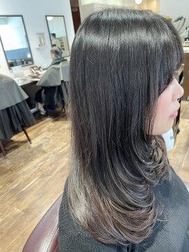 ファム 十日市店(femme) 顔まわりレイヤー×ロング