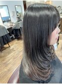 顔まわりレイヤー×ロング