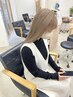 【最高級ケア】 1ケアブリーチ＋カラー＋髪質再生TR 【25300→19000】