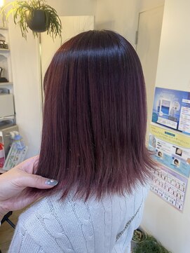 エンリー(ENlee) 【川瀬】ローズカラー×ミディアムヘア