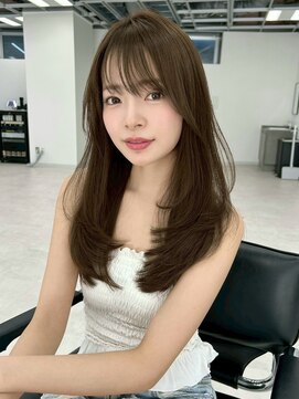 ユーフォリア 新宿店(Euphoria) 大人レイヤー ワンカール 艶髪 シースルーバング