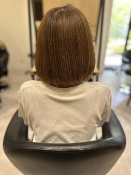 ドラン 天王寺店(DRAN) 髪質改善矯正で作る自然で柔らかいボブ