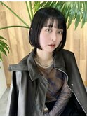 黒髪ボブ