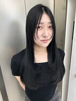 ビューナゴヤ 名駅(VIEW NAGOYA)&nbsp;レイヤーカット/顔まわりレイヤー/黒髪/前髪カット