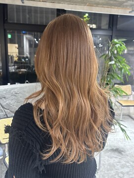 ネアー 新潟(NEER) アプリコットオレンジ/くびれヘア/ウェーブショート［新潟］