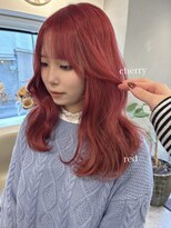 ヴィンス(vince)&nbsp;レッド/チェリーレッド/暖色カラー/ピンク