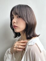 トルネード(TORNADO) 透明感ブラウン×くびれボブ