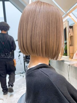 リール 銀座(R'EEL) 大人ガーリー/ミニボブレイヤー/ミディアムレイヤーカット/銀座