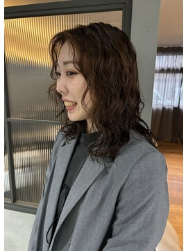 ヒントステーション(HINTSTATION) 〈浅草 半個室〉レイヤーパーマ