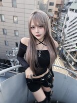 インク 渋谷(INK.)&nbsp;イメチェンヘアスタイル平成ギャルメッシュベージュカラー