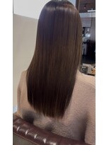 クレヨン ケース(Crayon case)&nbsp;髪質改善　大人可愛いナチュラルブラウンストレート20代30代