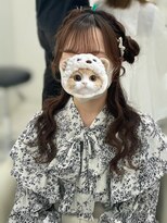 アイトーキョーエス 渋谷(AI TOKYO S)&nbsp;くるみちゃんヘア/ハーフアップ/渋谷ヘアメ/ヘアメ