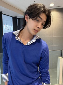 アクシス ナゴヤ(AXIS NAGOYA) 北野MEN’S/リバースセンターパート/ニュアンスパーマ/名古屋駅