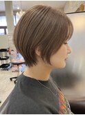 乾かすだけで整う大人丸みショート