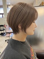 マテリア ヘアー デザイン(materia hair design) 乾かすだけで整う大人丸みショート