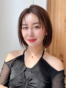 シルクレイ 新宿店(Silk-lei) 大人かわいい丸みショート小顔カット20代30代40代新宿