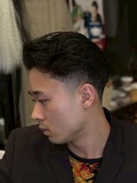 ビンゴ(BINGO) 514黒髪アッシュブラックアップバングツーブロックショート