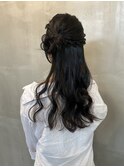 くるみちゃんヘア/ヘアセット/結婚式セット/ヘアアレンジ