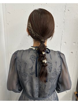 ソーソー(SoSo) シンプル編みおろしヘアアレンジ5.20ワンホンレイヤー