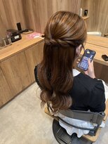 ソルビア ヘアセット(solvia)&nbsp;大人可愛いゆるふわハーフアップ