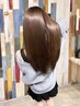 【自分史上最高の艶髪】カット+ケラチン髪質改善トリートメント ¥16,000