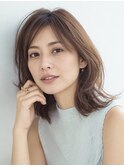 白髪ぼかし脱白髪染め似合わせレイヤーカット40代50代60代