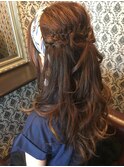 #ヘアセット #リボンアレンジ #下関