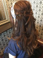 ヘアーサロン アモル(HAIR SALON Amor)&nbsp;#ヘアセット #リボンアレンジ #下関