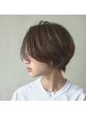 【Vicke渋谷】シースルーショートボブ