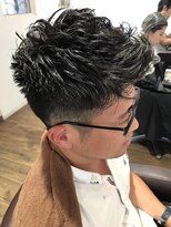 パティオンツー(PATIONN2)&nbsp;★メンズワイルドツーブロックサイドパートショートスタイル★