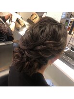 アイビス(AIBIZ)&nbsp;＊結婚式＊花嫁＊参列/エレガント風前髪アップ