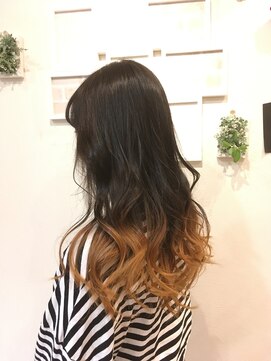 ヘアーアンドネイルフォレスト(Hair&Nail FOREST.) 初めてブリーチ！毛先カラー