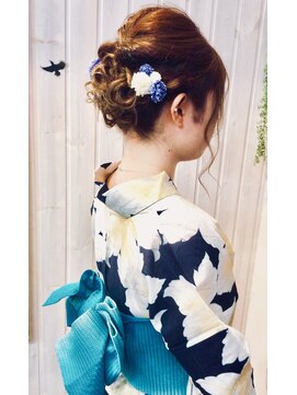 ブルーベリー(Blue Berry) 浴衣スタイル