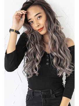 プライズ 池袋店(prize) エクステロングヘアグラデーションカラーハイトーンホワイト295