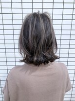 オーク たまプラーザ(OAK)&nbsp;コントラストハイライト×グレージュ【OAKたまプラーザ】