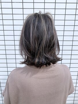 オーク たまプラーザ(OAK) コントラストハイライト×グレージュ【OAKたまプラーザ】